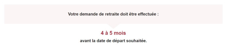Quand faire sa demande de retraite