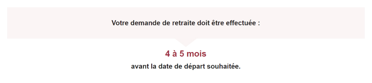 Quand faire sa demande de retraite