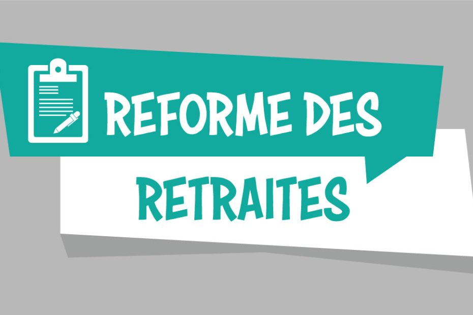 illustration indiquant réforme des retraites