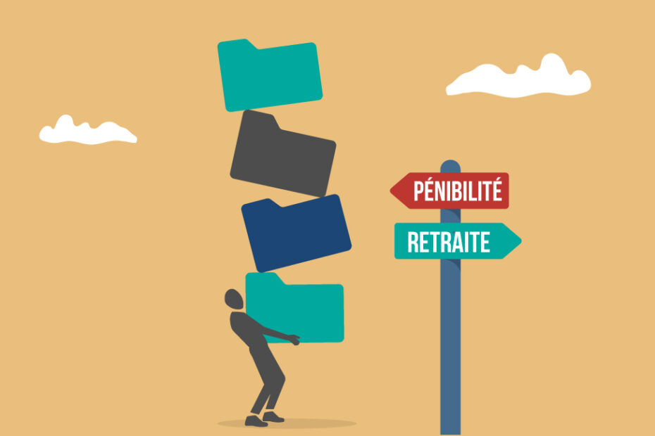 image illustrative d'un personnage travaillant dans des conditions pénibles